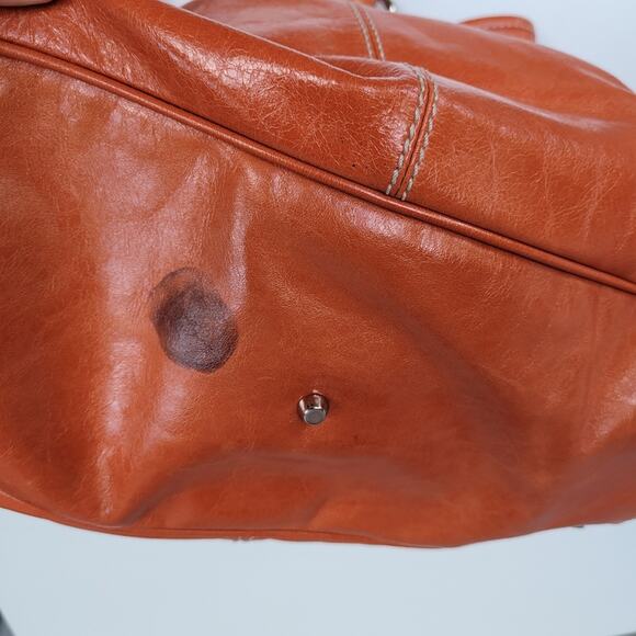 Francesco Biasia Brick Orange Handbag - Picture 11 of 13